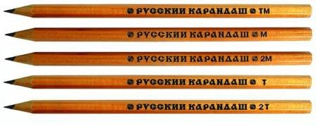 Маркировка простых карандашей