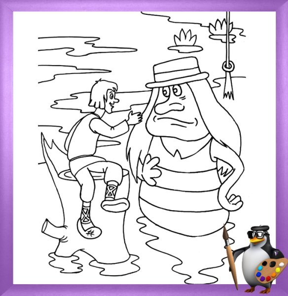 Водяной рисунок легкий