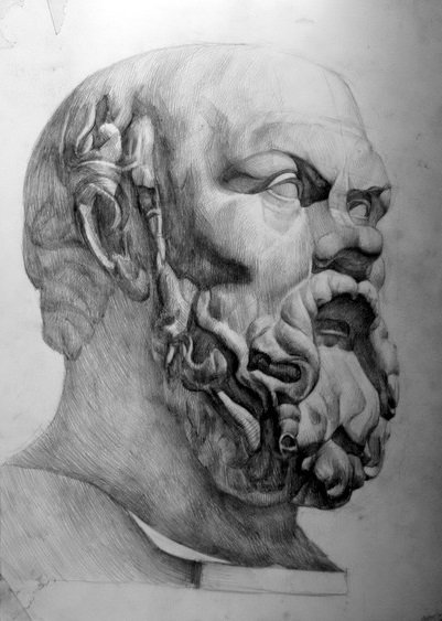 Сократ Академический рисунок