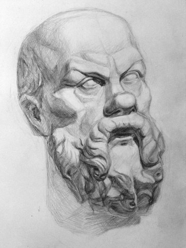 Академический портрет Сократ