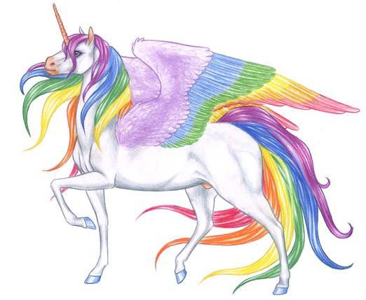 Единорог рисунок для срисовки