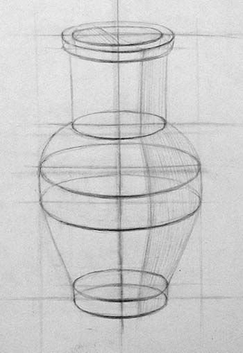 Кувшин карандашом