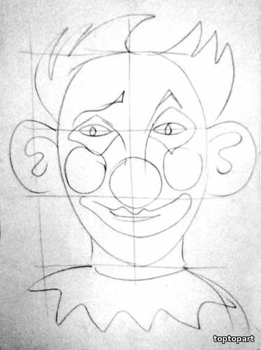 Эскиз маски для лица