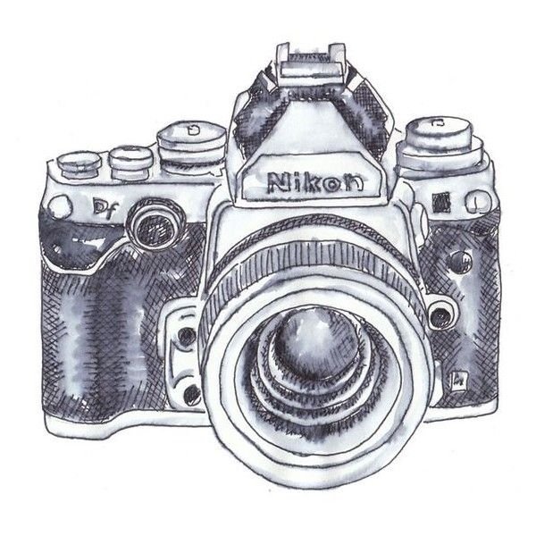 Фотоаппарат рисунок