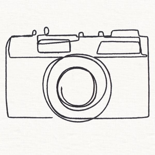 Рисунок фотоаппарата простой