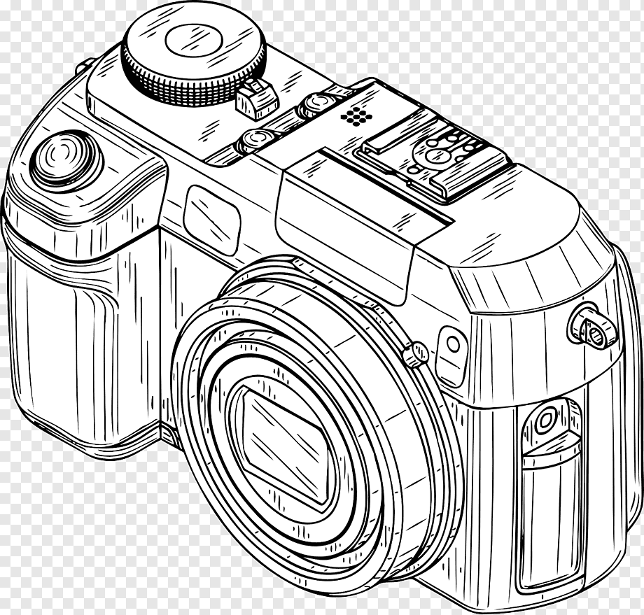 Зарисовка фотоаппарата