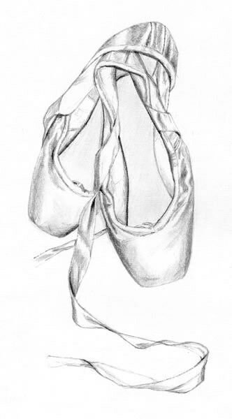 Тату пуанты эскиз