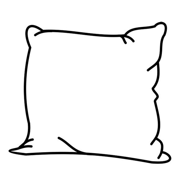 Подушка раскраска