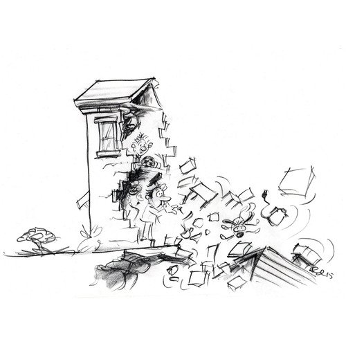 Наводнение карандашом