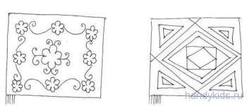 Русская народная вышивка раскраска