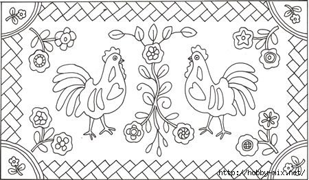 Ковер раскраска для детей