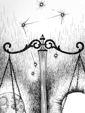 Весы раскраска для детей