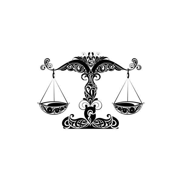 Весы трафарет