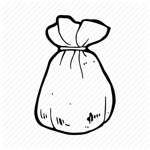 Мешок раскраска