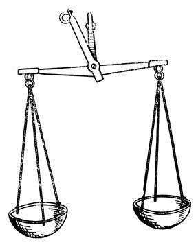 Весы раскраска