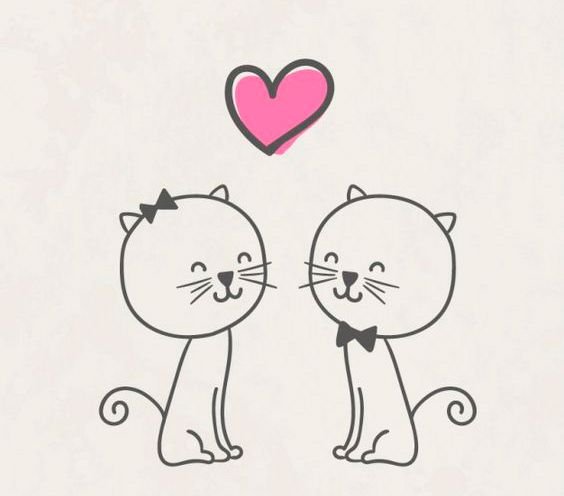 Рисунки для срисовки любовь легкие