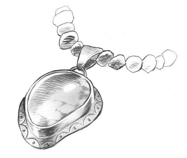 Украшение из камня эскиз