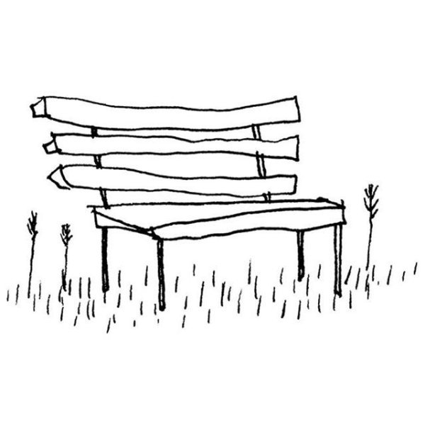 Эскиз скамейки