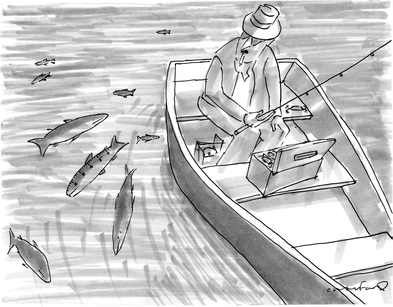 Рисунки для срисовки рыбалка