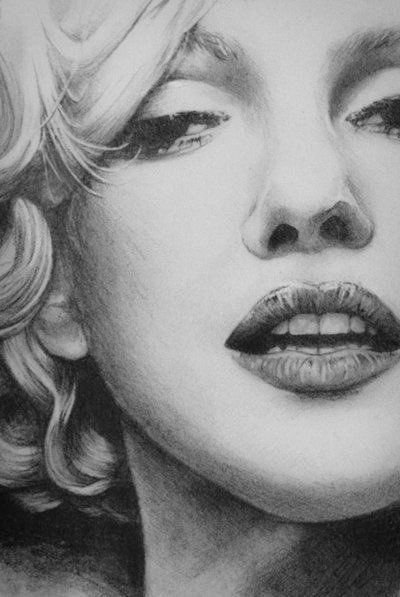Мэрилин Монро набросок