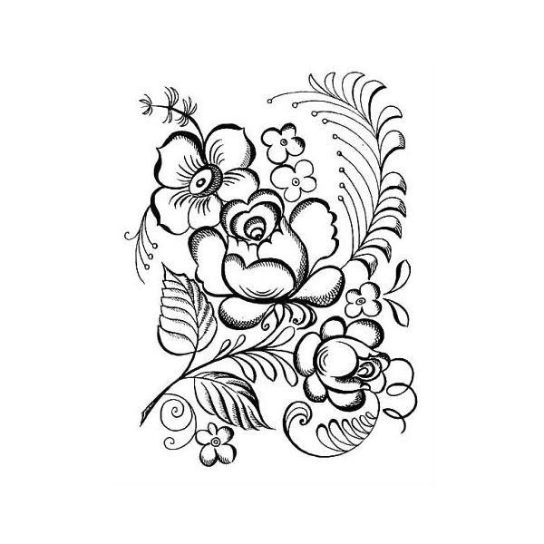 Роспись по дереву эскизы