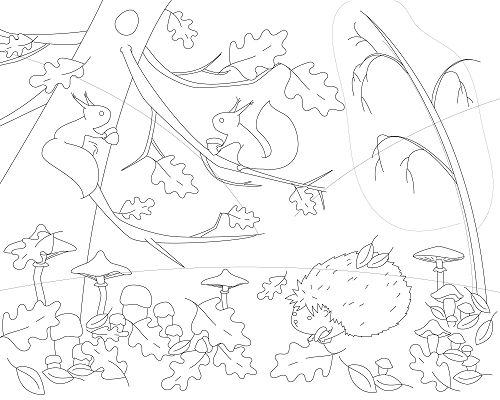 Рисунок красота осени