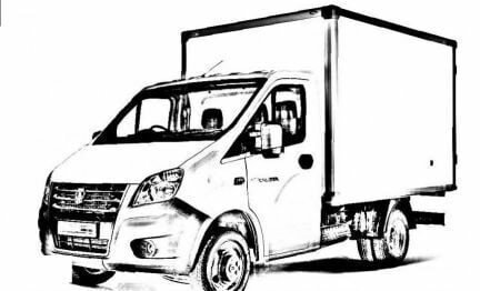 Раскраска Газель Некст