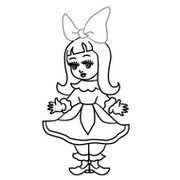 Раскраска золотой ключик или приключения Буратино Мальвина