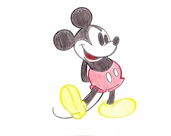 Как нарисовать Микки