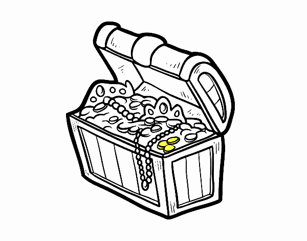 Клад раскраска