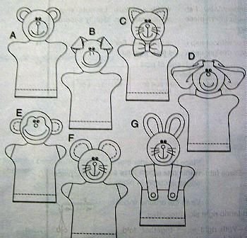 Эскиз куклы для кукольного театра