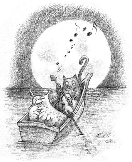 Спокойной ночи картинки карандашом