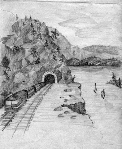 Байкал раскраска