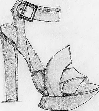 Туфли эскиз