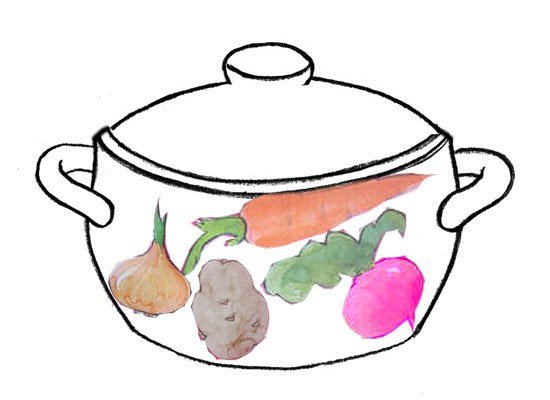 Раскраски для малышей посуда