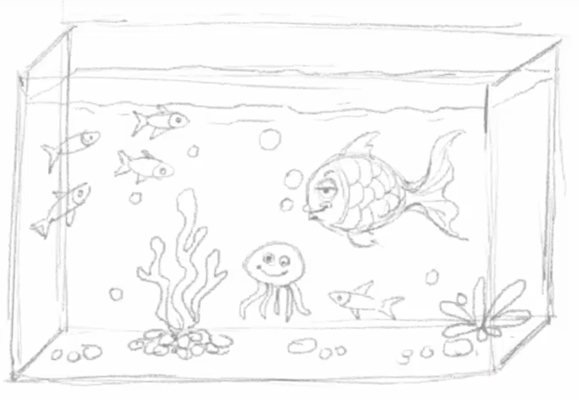 Раскраска "подводный мир"