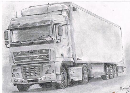 Даф 105 рисунок