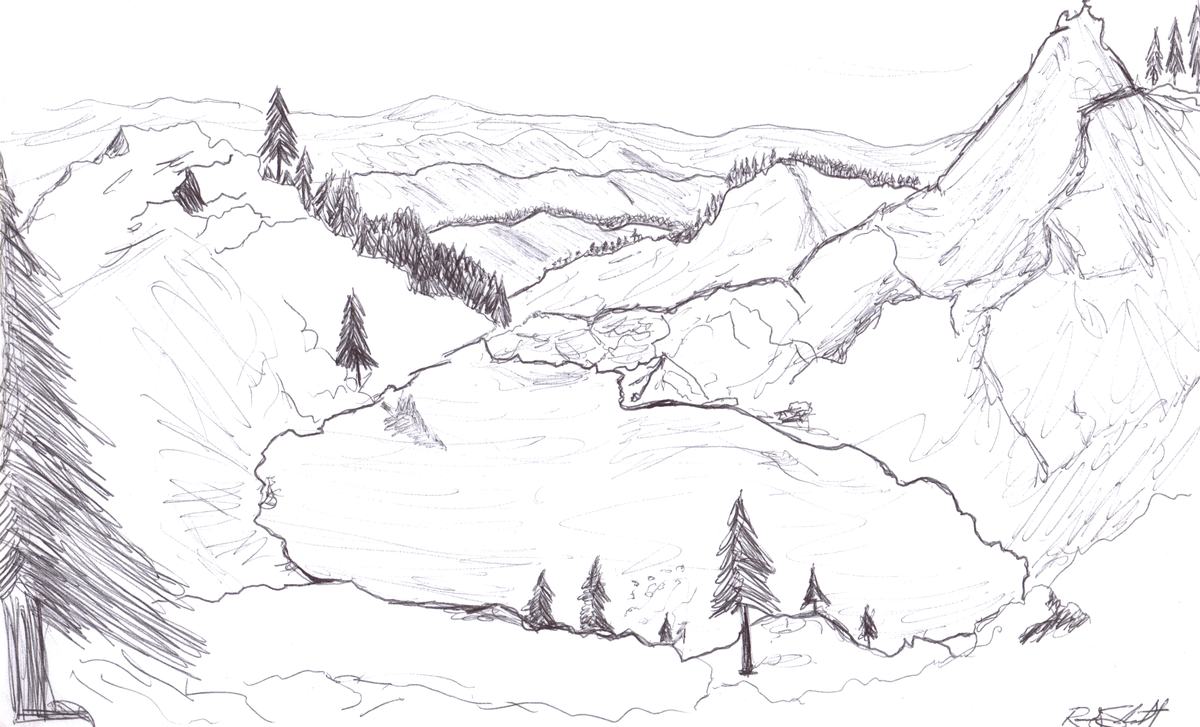 Легкие горы тема. Рисунки карандашом природа. Горы карандашом. Рисунки пейзажи для срисовки. Пейзаж рисунок карандашом.