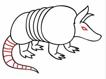 Броненосец рисунок карандашом (38 фото)