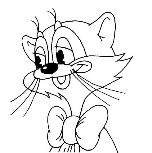 Кот Леопольд рисунок