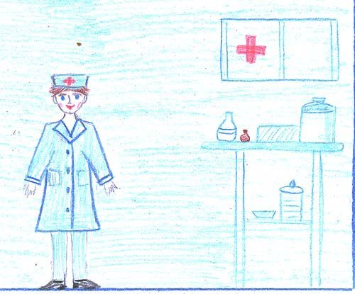 Рисование на тему профессия врача для детей