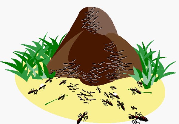 Муравейник мультяшный