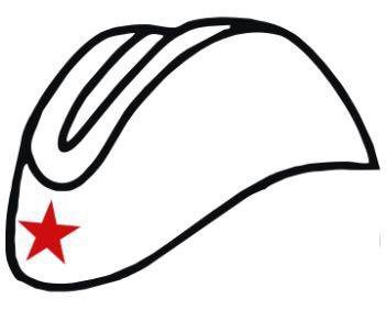 Пилотка раскраска для детей