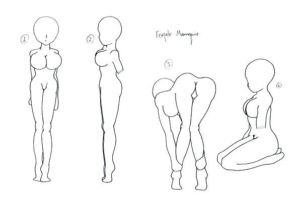 Моделька человека для рисования