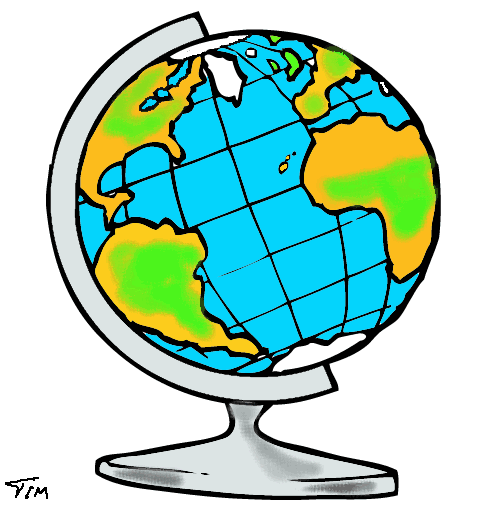 Макет внутреннего строения земли