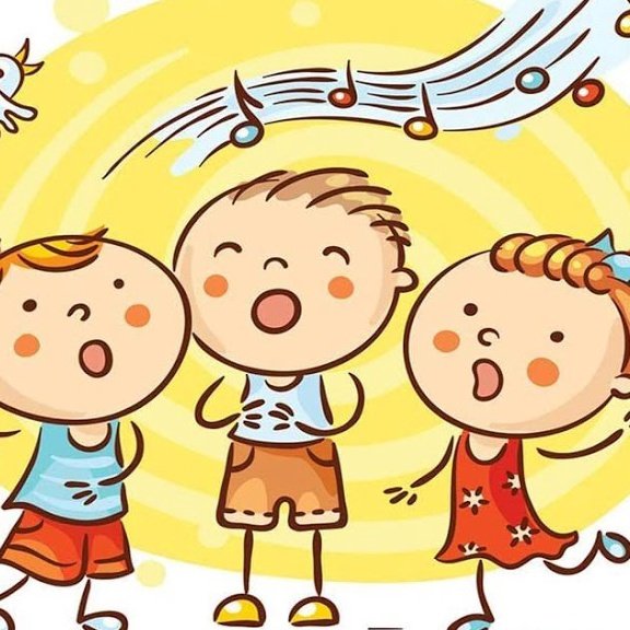 Изображение поющих детей