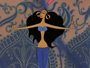 Шамаханская царица на прозрачном фоне