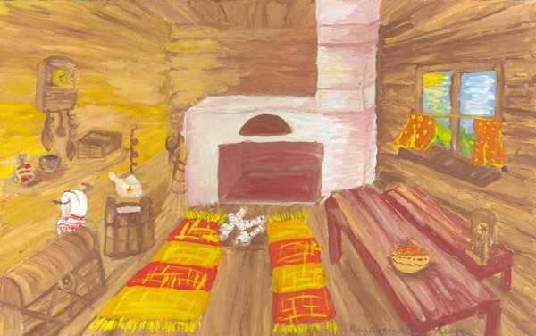 Русская изба убранство русской избы