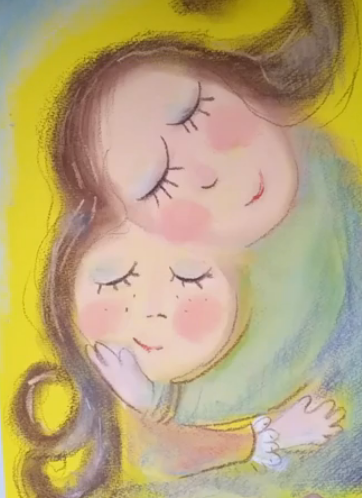 Мамина нежность рисунки