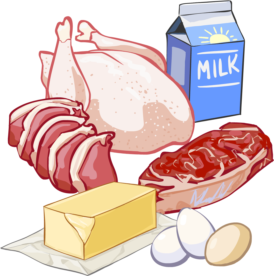 Мясные продукты. Молочные и мясные продукты. Мясо молоко яйца. Мясо рисовать.